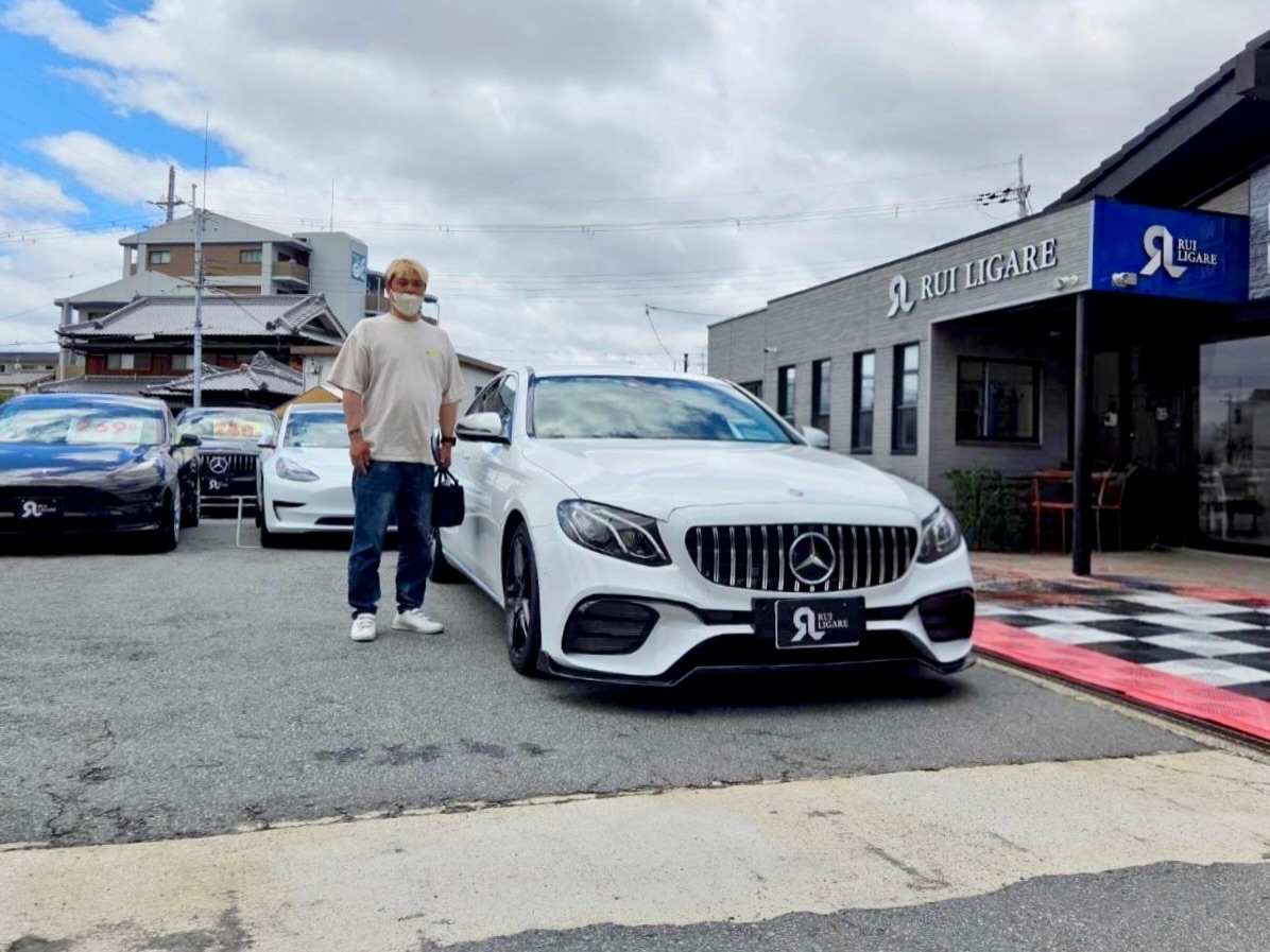 【納車事例】Y様へベンツE200セダンをご納車しました｜大阪・摂津市