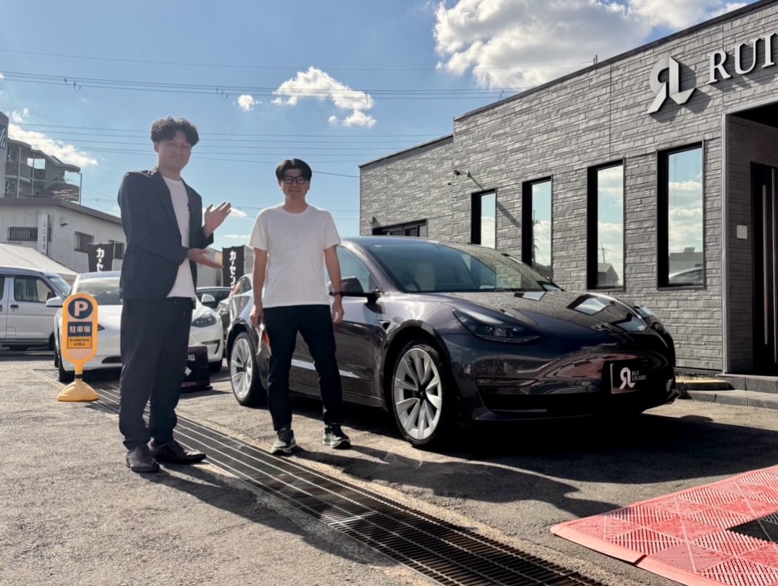 【納車事例】I様へテスラ モデル3 ロングレンジをご納車しました|大阪・摂津市